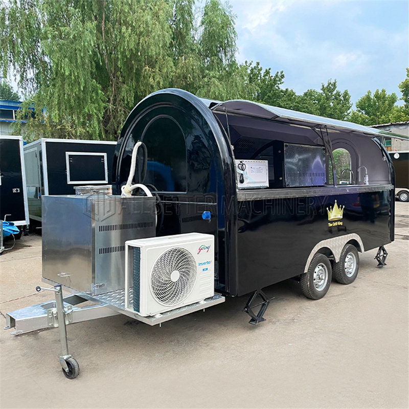 Hot Dog Vending Cart - AllInfter-Remorque de camion de nourriture de