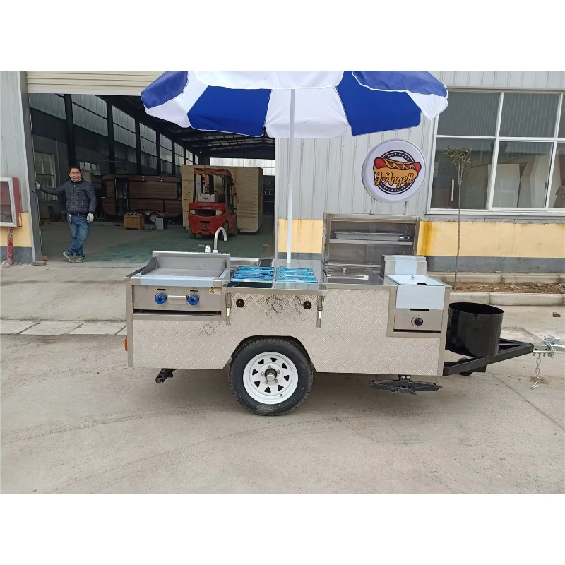 Chariot à hot-dogs en acier in - Hot Dog Vending Cart avis et prix