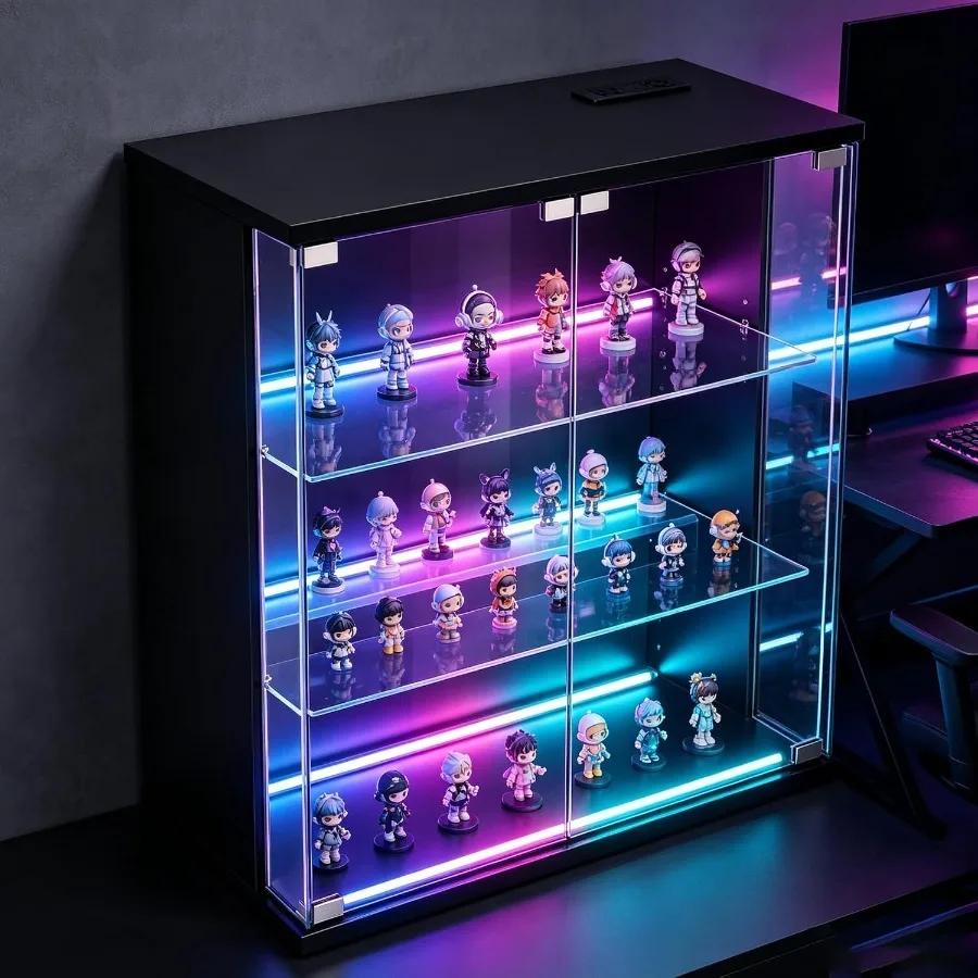 Vitrine pour salon, en verre t - Glass Cabinet Display avis et prix