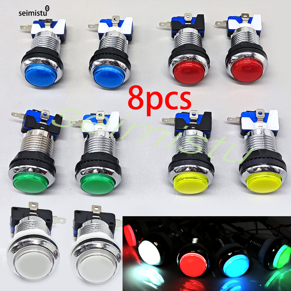 Bouton d'arcade 33mm, lumière  - Arcade Button Pcb avis et prix