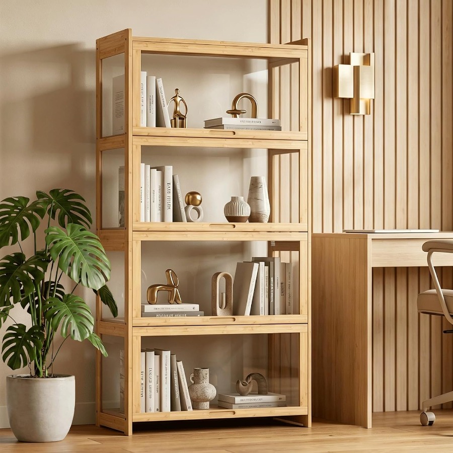 Vitrine avec portes à battants - Glass Cabinet Display avis et prix