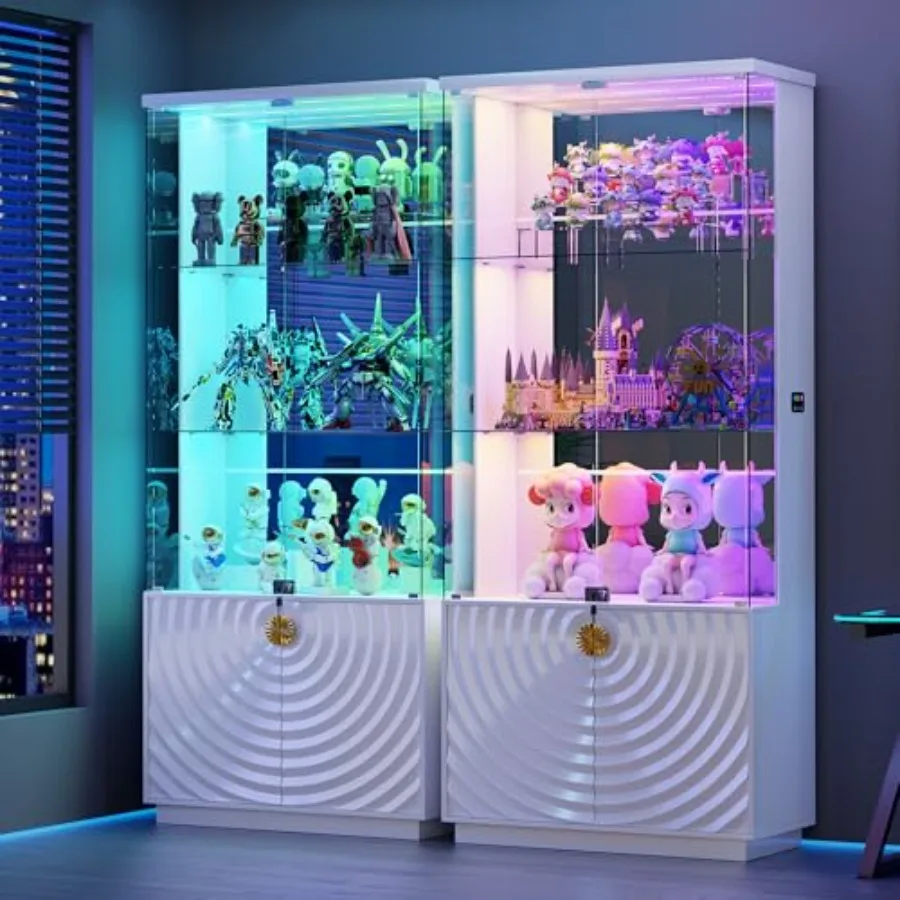 Vitrine de 71 pouces avec port - Glass Cabinet Display avis et prix