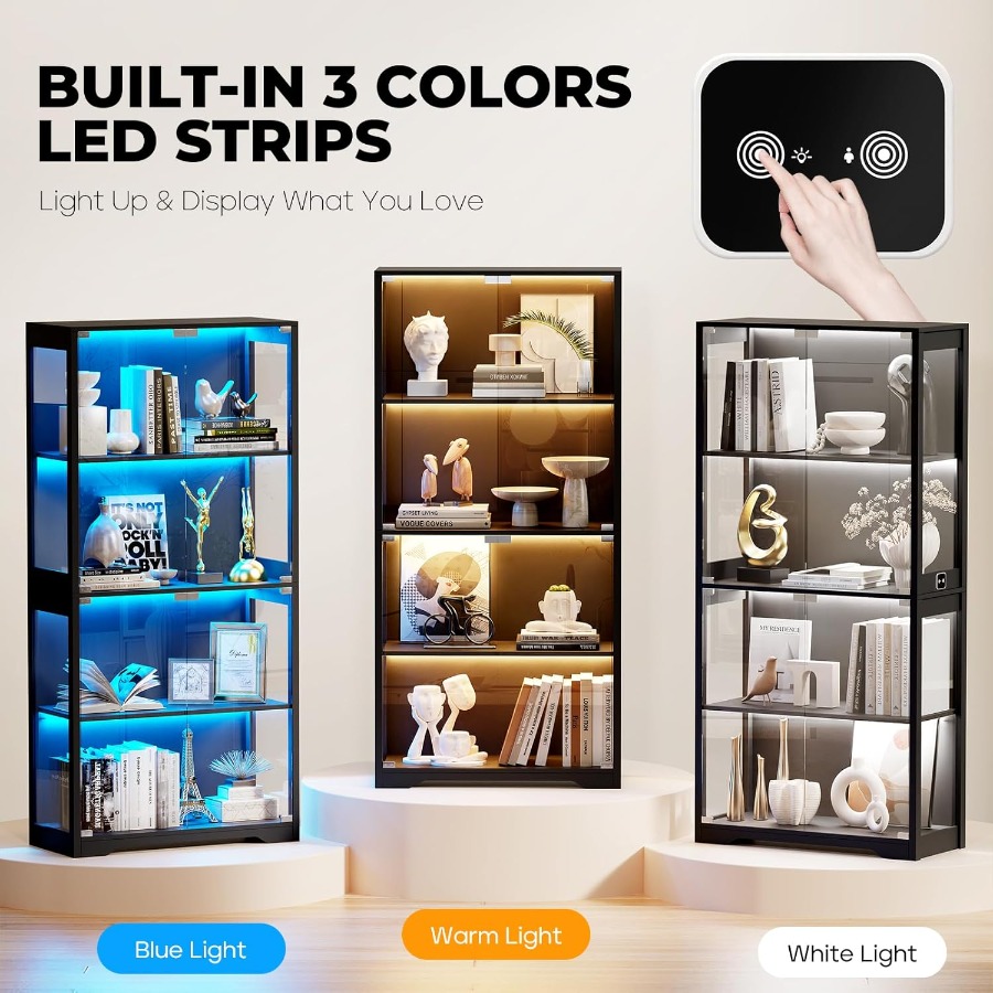 Vitrine avec portes en verre,  - Glass Cabinet Display avis et prix