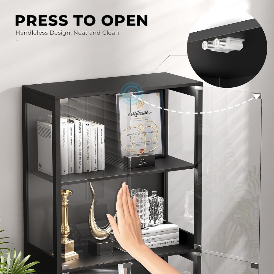 Vitrine avec portes en verre,  - Glass Cabinet Display avis et prix
