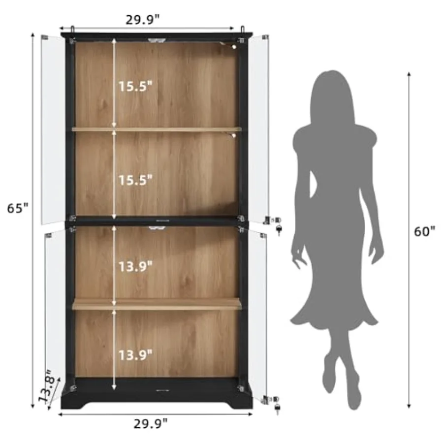 Vitrine en verre de style rust - Glass Cabinet Display avis et prix