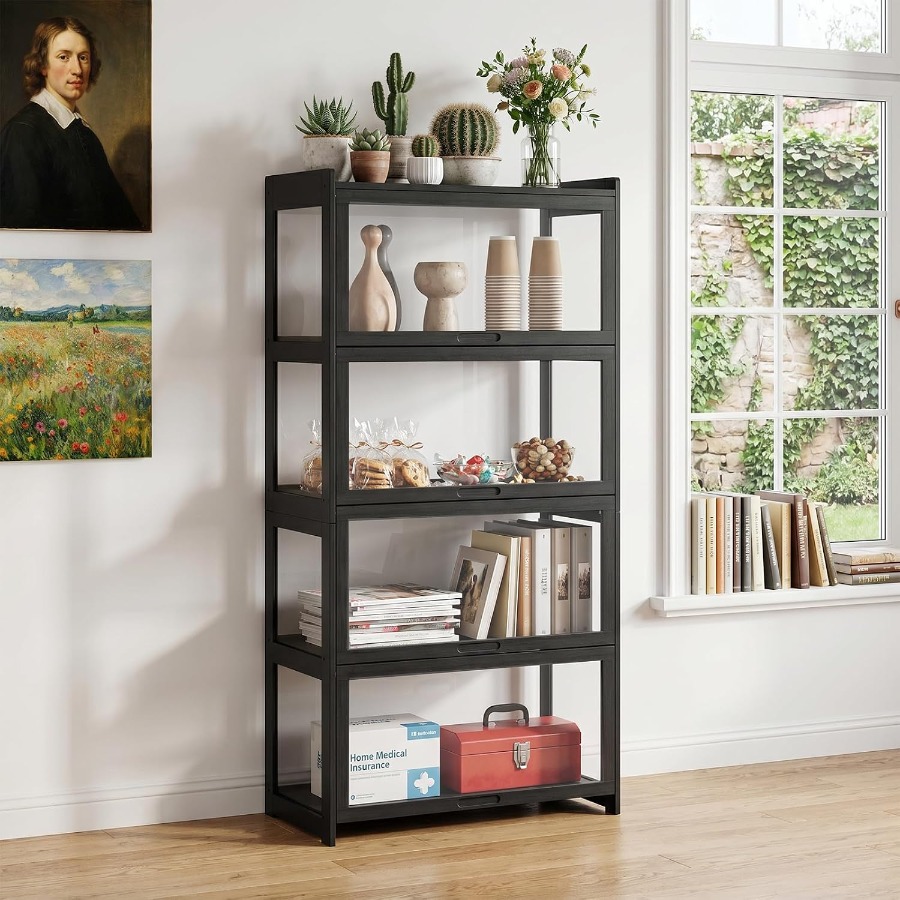 Vitrine d'exposition Curio ave - Glass Cabinet Display avis et prix